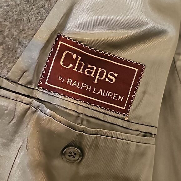 Vintage Chaps by Ralph Lauren camelhair sportcoat small - Picture 10 of 15